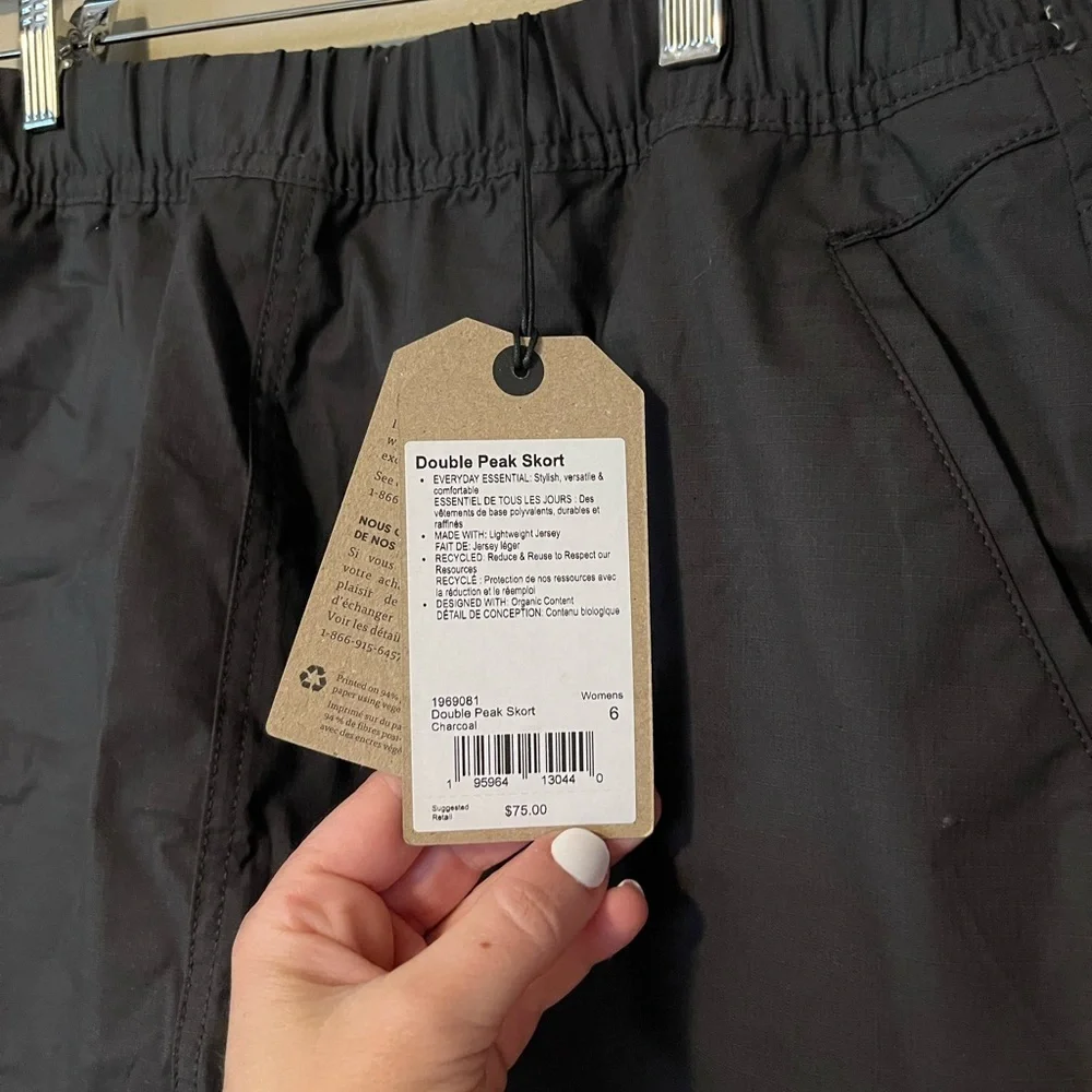 Prana Doubled Peak Skort NEW